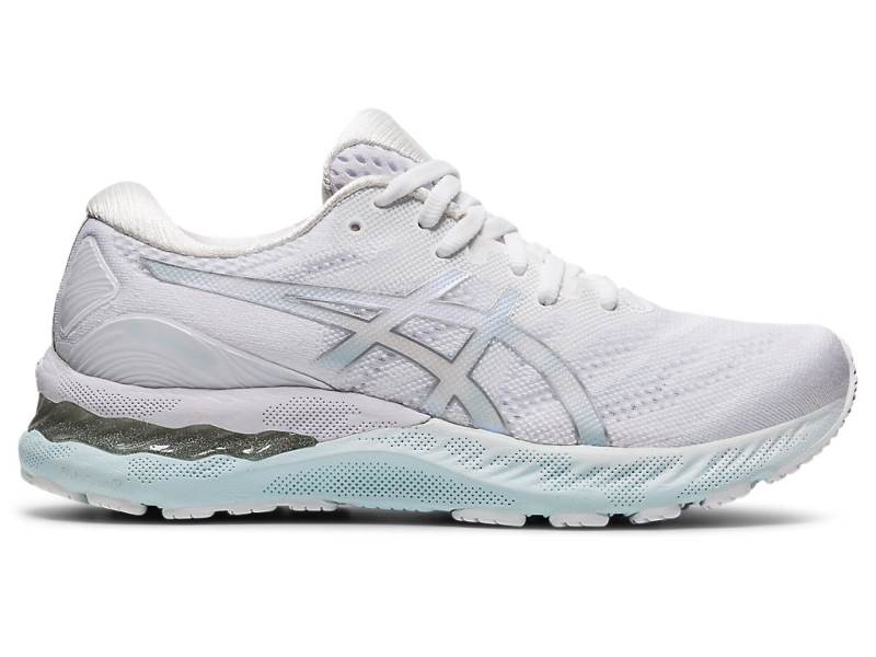 Dámské Běžecké Boty Asics GEL-NIMBUS 23 Bílé 63891JZXS